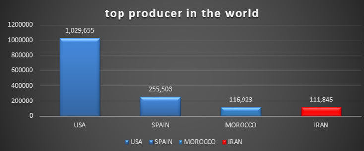 Almond exporter