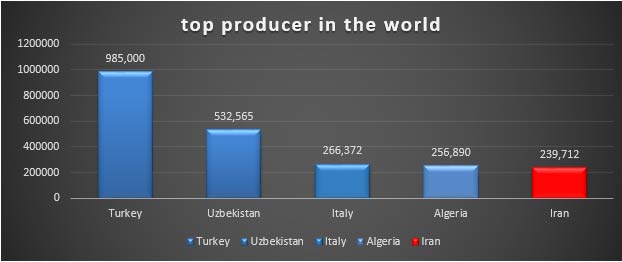 Apricot ranking of exporters